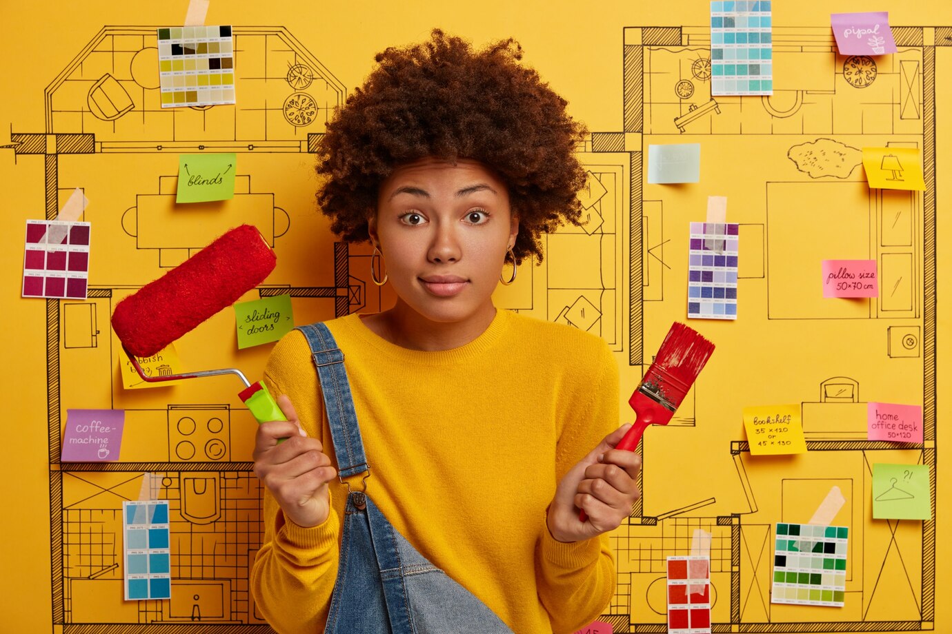 young-woman-stands-house-design-sketch-ready-renovation_273609-37003